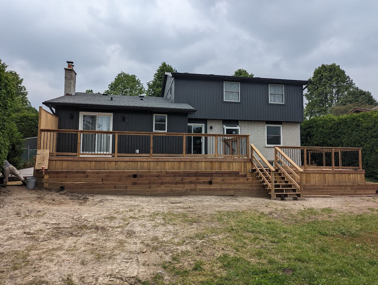 Vinyl & Composite Fencing project 3 by Master Decker in Southwestern Ontario
