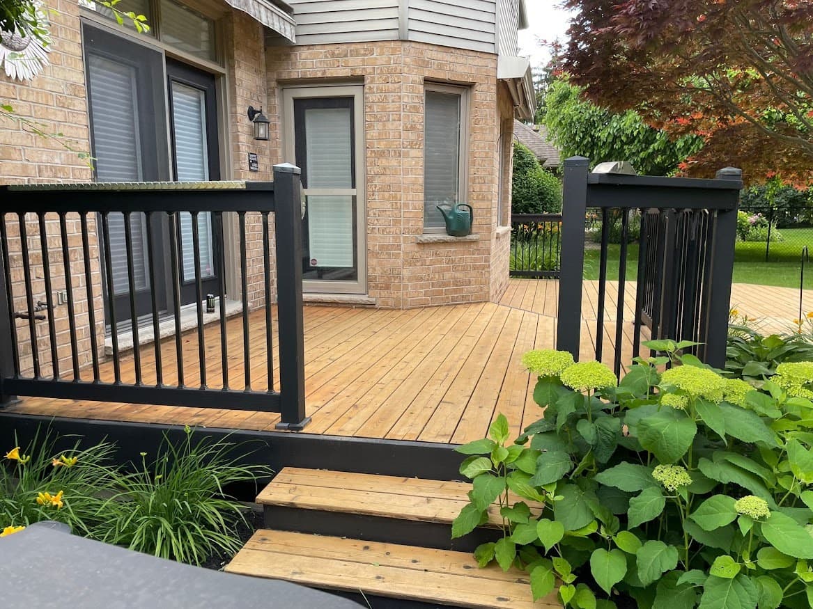 Fence Staining project 2 by Master Decker in Southwestern Ontario