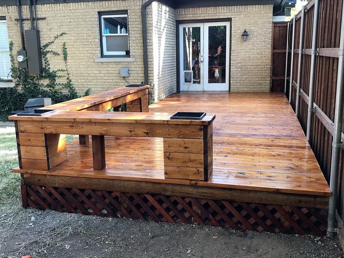 Backyard deck build — Master Decker, London Ontario